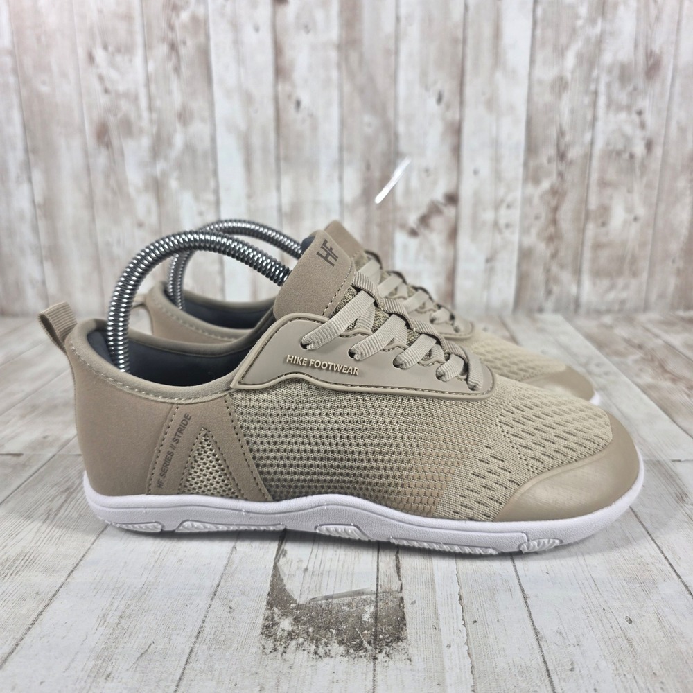 Hike Footwear Stride Barefoot Sneakers Tan Beige Women 7 Men 5 Minimalist Shoes